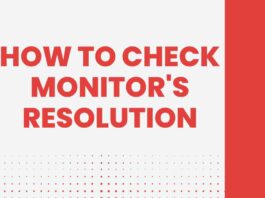 How to Check Monitor's Resolution