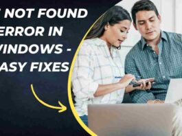 File Not Found Error in Windows - Easy Fixes